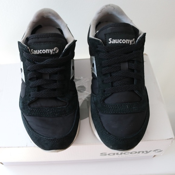 Saucony Shadow Original Size Women 5 Black White Shoes Sneakers S70564-1 - Picture 4 of 11